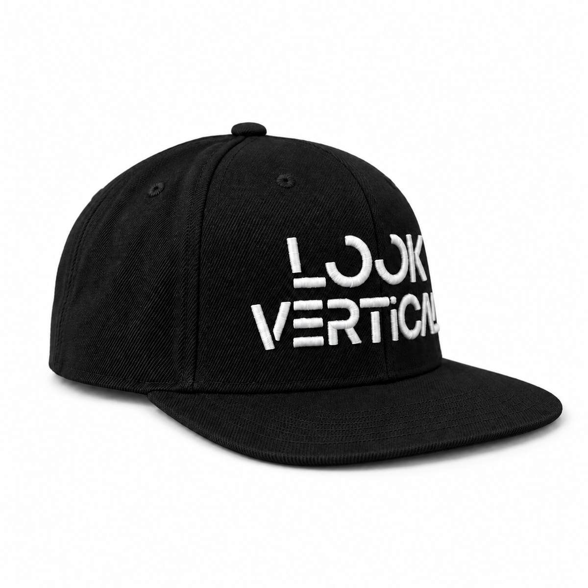 Look Vertical Snapback- Black