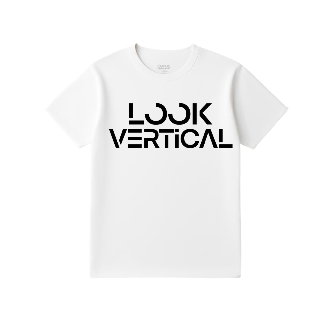 Look Vertical Premium Tee- White