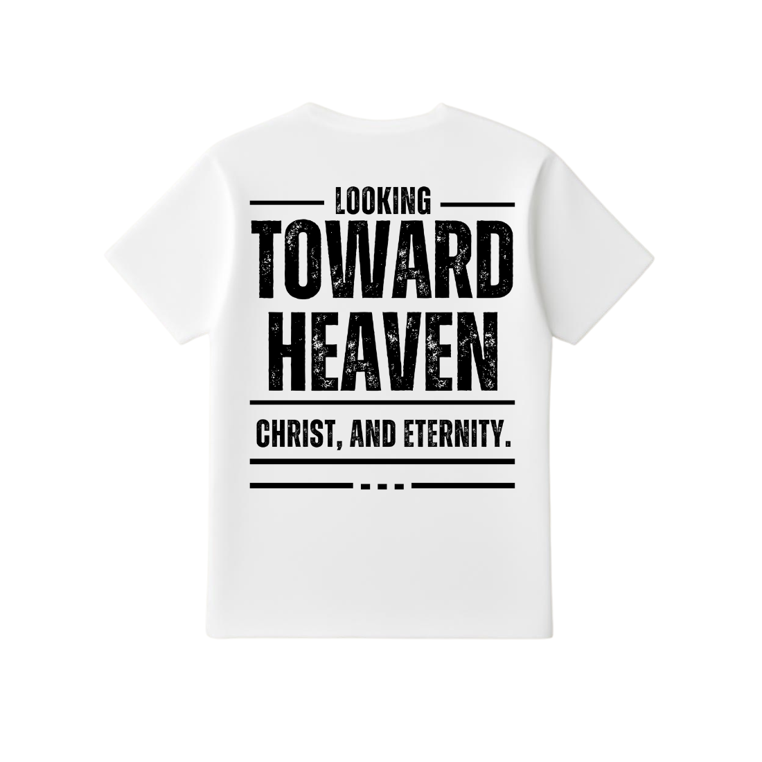 Look Vertical Premium Tee- White