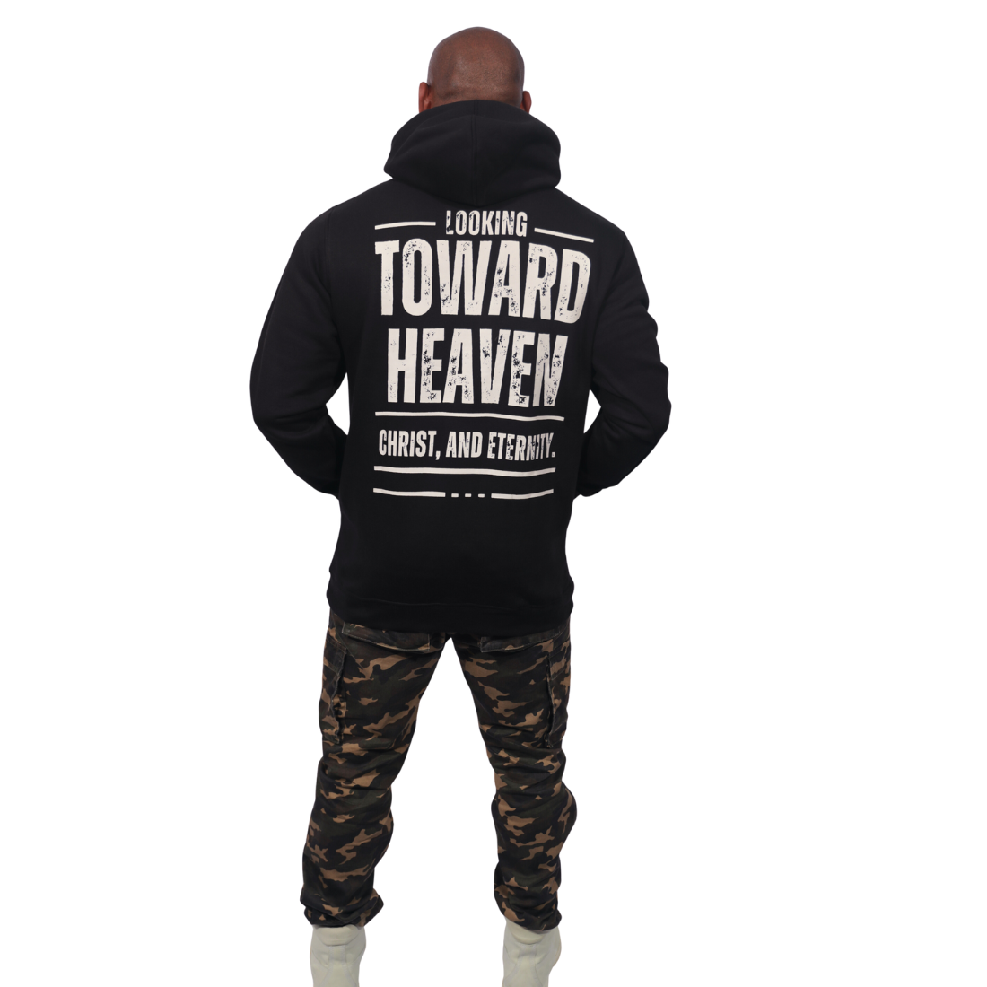 Look Vertical Premium Hoodie- Black