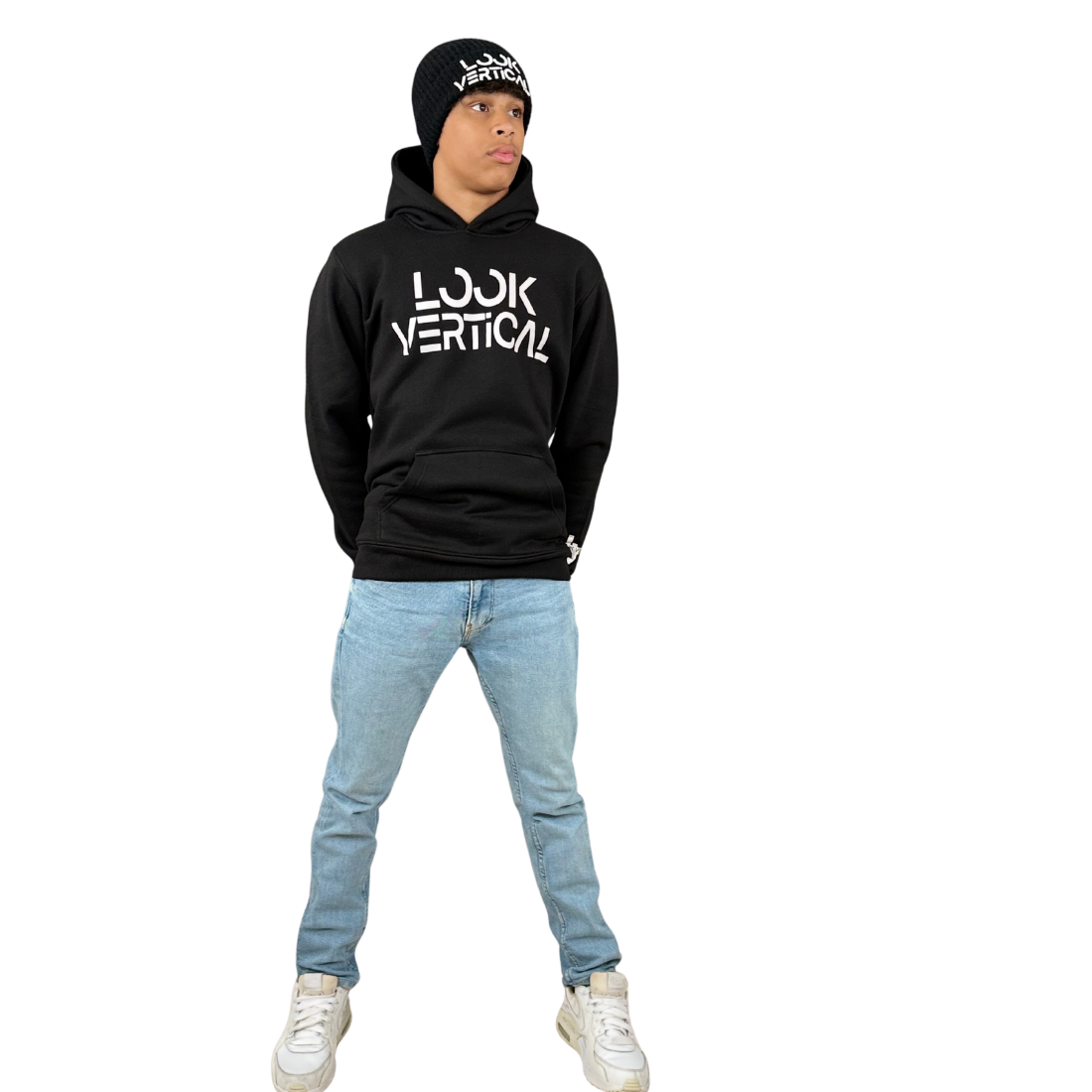 Look Vertical Premium Beanie- Black