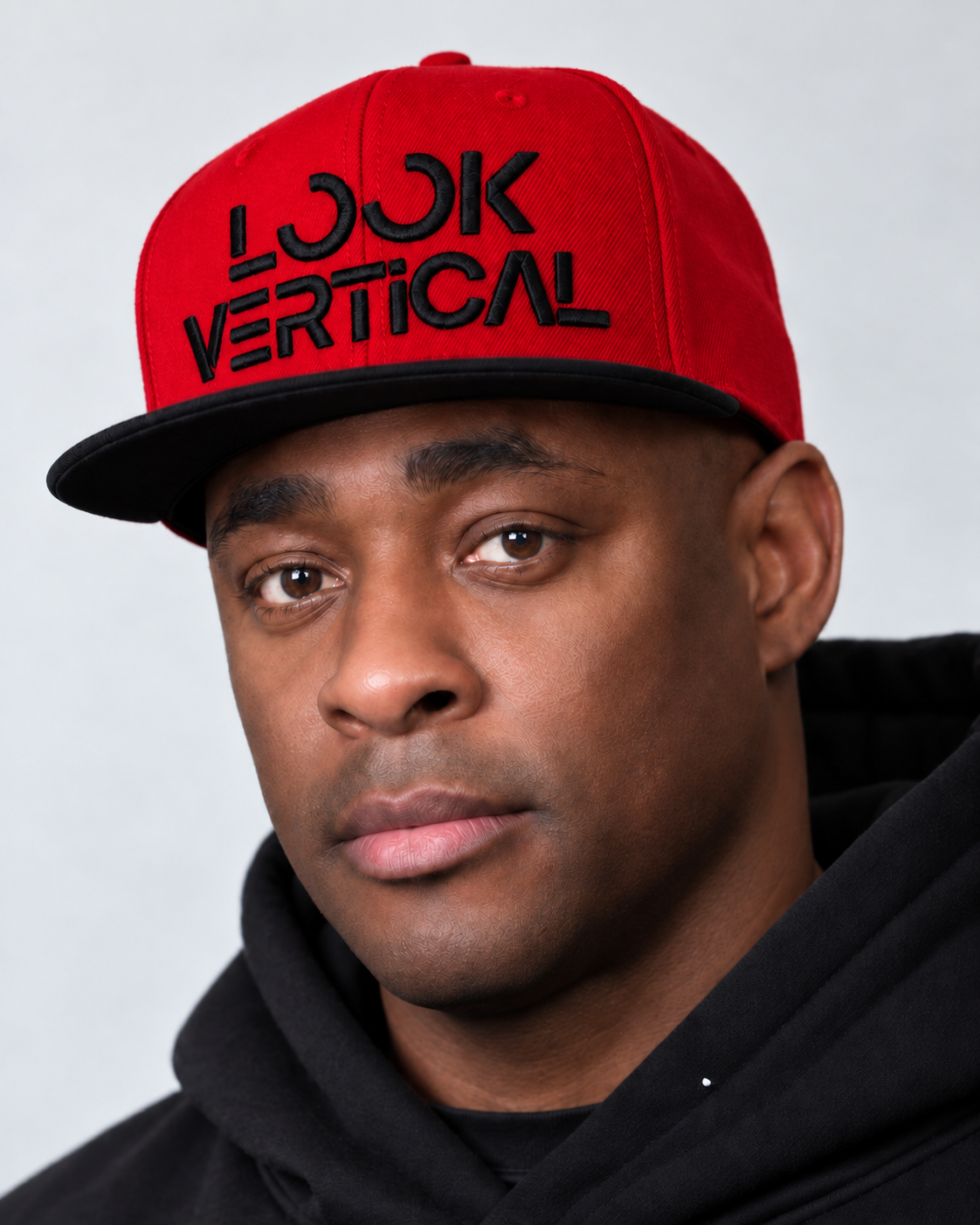 Look Vertical Snapback- Red/Black Edition
