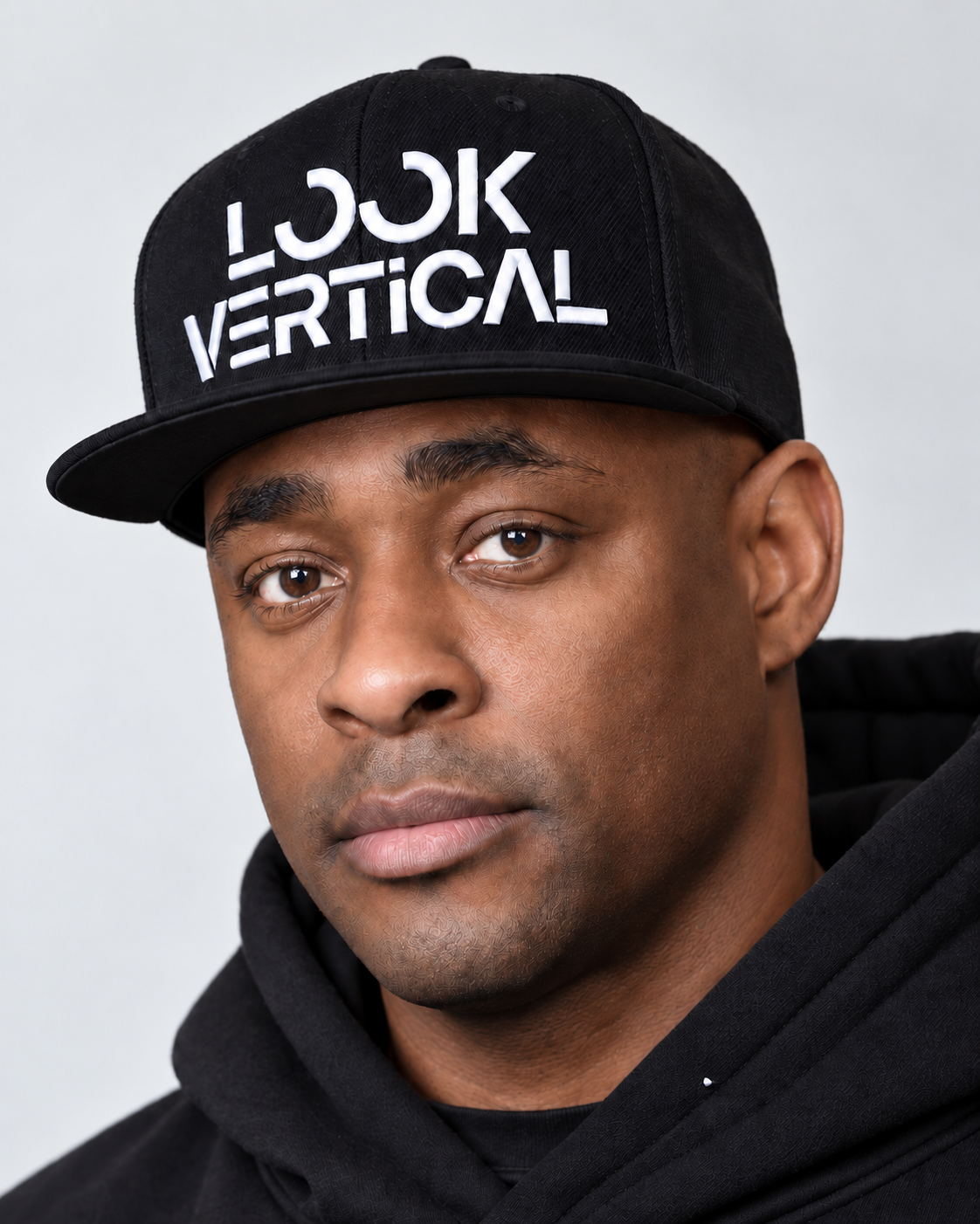 Look Vertical Snapback- Black