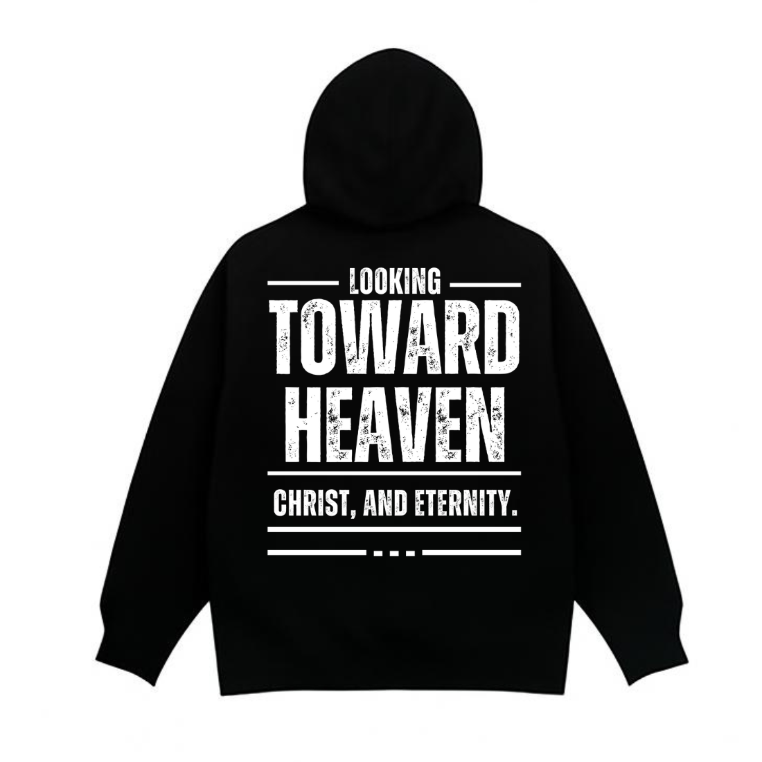 Look Vertical Premium Hoodie- Black