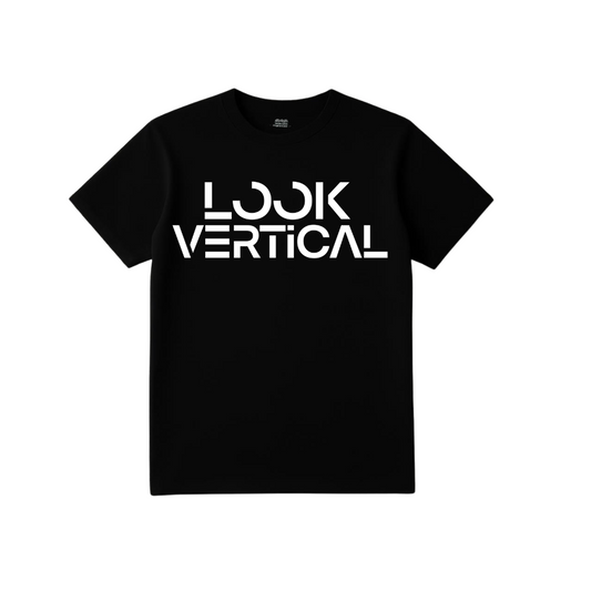 Look Vertical Premium Tee- Black