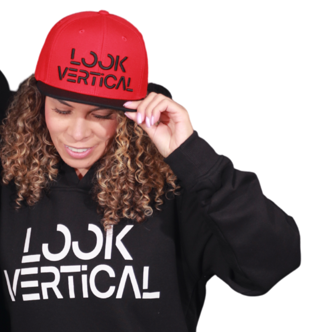 Look Vertical Snapback- Red/Black Edition